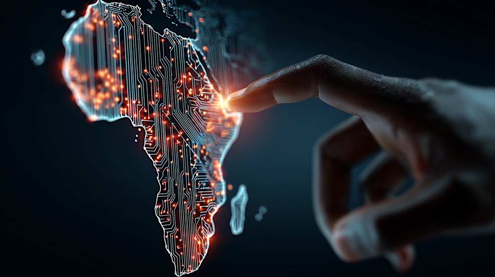 Illustration Showing Artificial Intelligence, Digital Payments, Electric Vehicles, Robotics, Blockchain, Cybersecurity, And Smart Technologies Shaping Africa'S Digital Future.