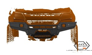 Front Bumper Design 02 for CHEVROLET Colorado - S10 2015 on [FB2CO15+]