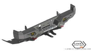 Rear Bumper Design 08 for Ford F250 2017-2022 [M8F250_17+]