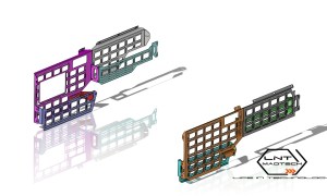 Module Mounting Plate For Accessories & Storage 02 for Ford Ranger Raptor 2022+ [MMP2RT22+]