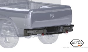 Rear Bumper Design 03 for for DODGE RAM 1500 Crew Cab 2009-2018 [M3RAM1500_09+]