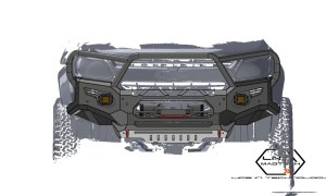 Front Bumper Design 01 for CHEVROLET Colorado S10 2015 on [FB1CO15+]