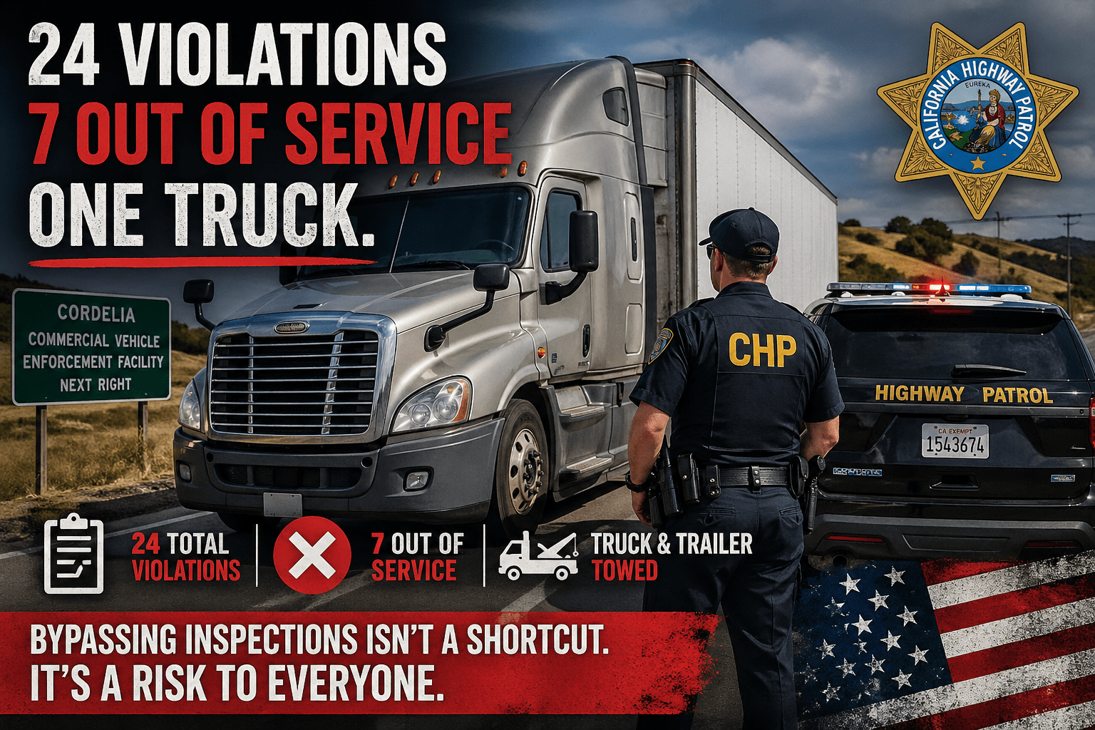 24 Violations, 7 Out-of-Service Orders: Why Skipping Inspections Is a Risk No Trucker Can Afford