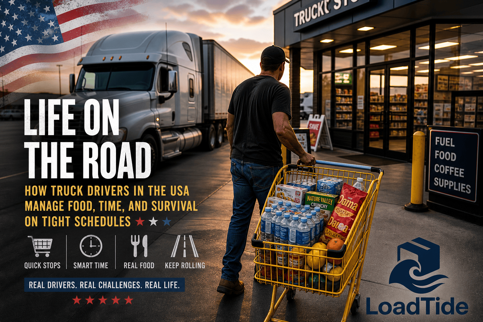 Life on the Road: How Truck Drivers in the USA Manage Food, Time, and Survival on Tight Schedules