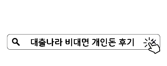 대출나라 비대면 개인돈 후기 사기방법 총정리