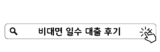 비대면 일수 대출 후기 조건과 한도 총정리