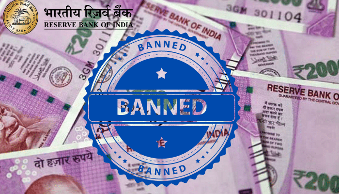 INR 2000 note demonetisation