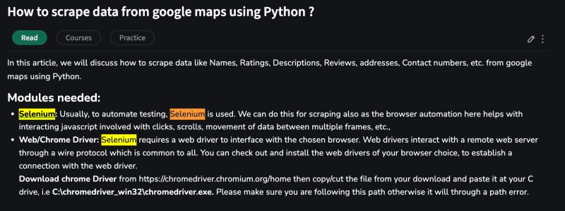 Scraping Google Maps By Selenium In Python Stack Overflow - Premium Nature Pattern Gallery - High Resolution