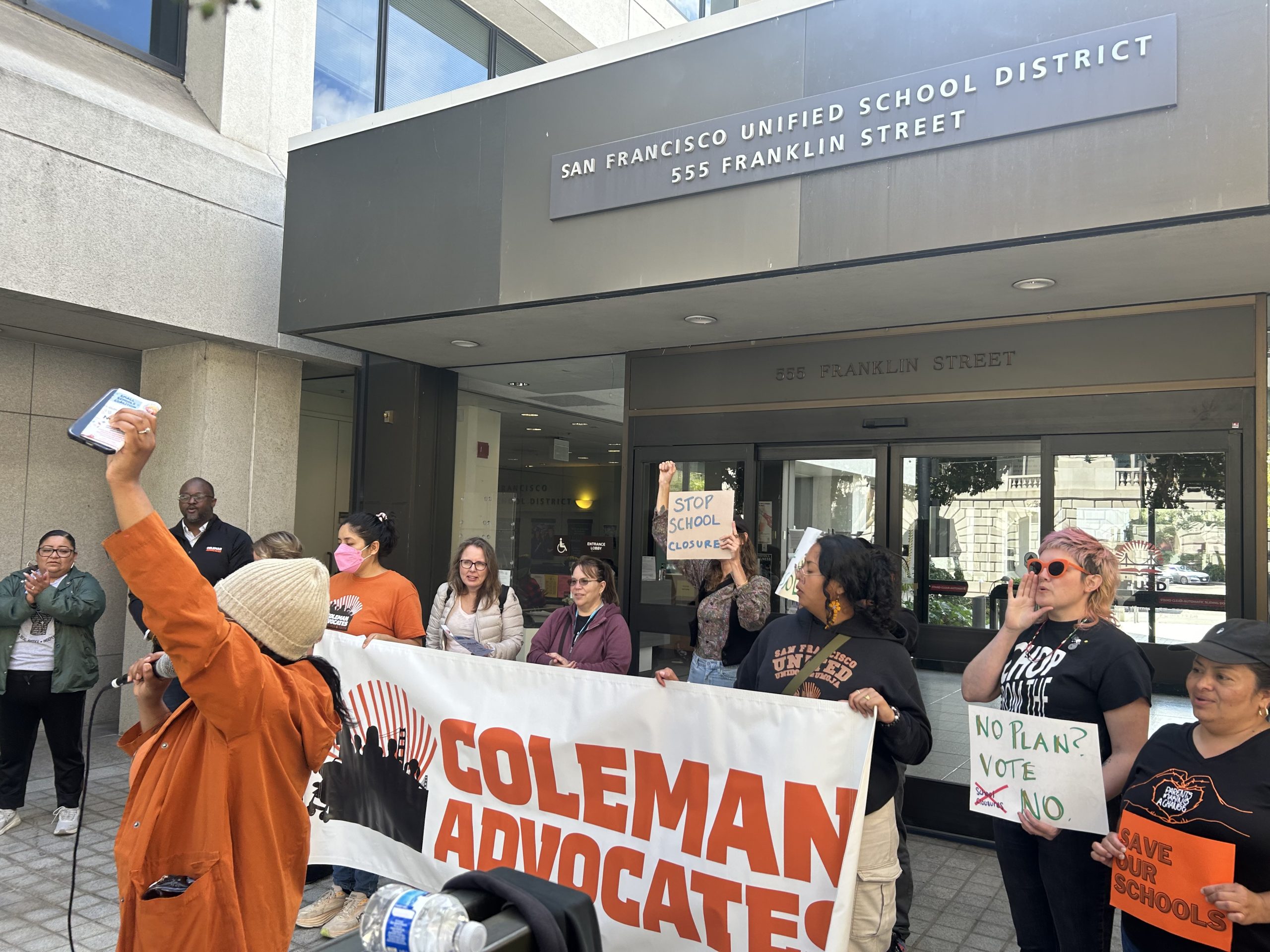 San Francisco protesters push back against SF Unified&rsquo;s &lsquo;rushed 