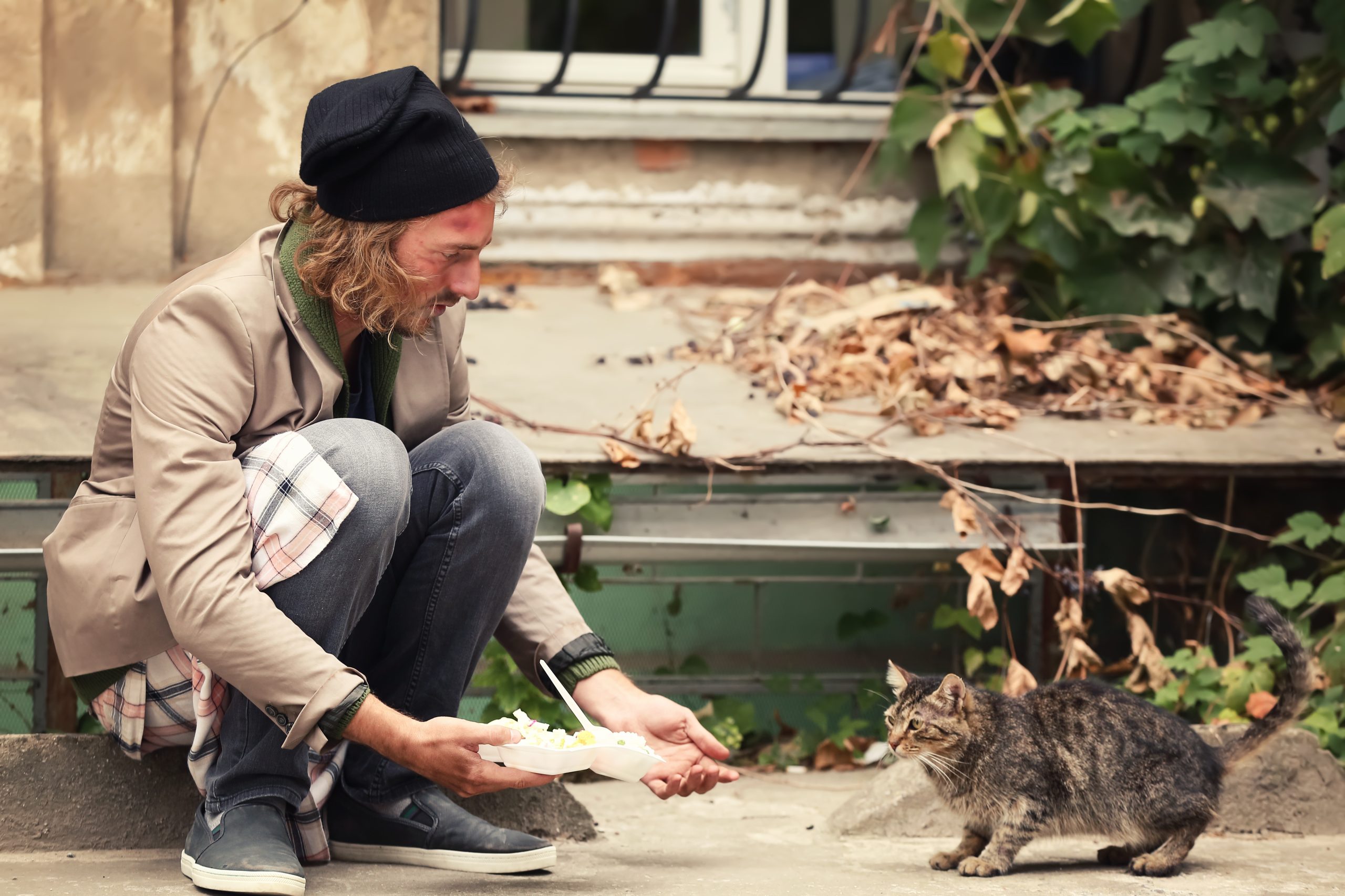 For the unhoused, there’s a complicated bond between people and their pets