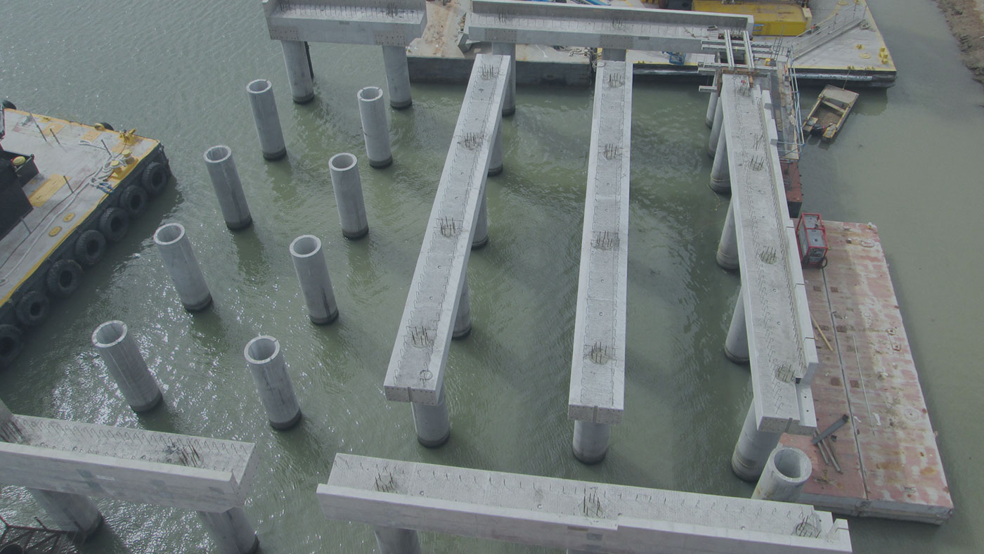 Another advantage offered by the construction of a concrete bathtub is the . Precast Concrete Dock System - Locke Solutions