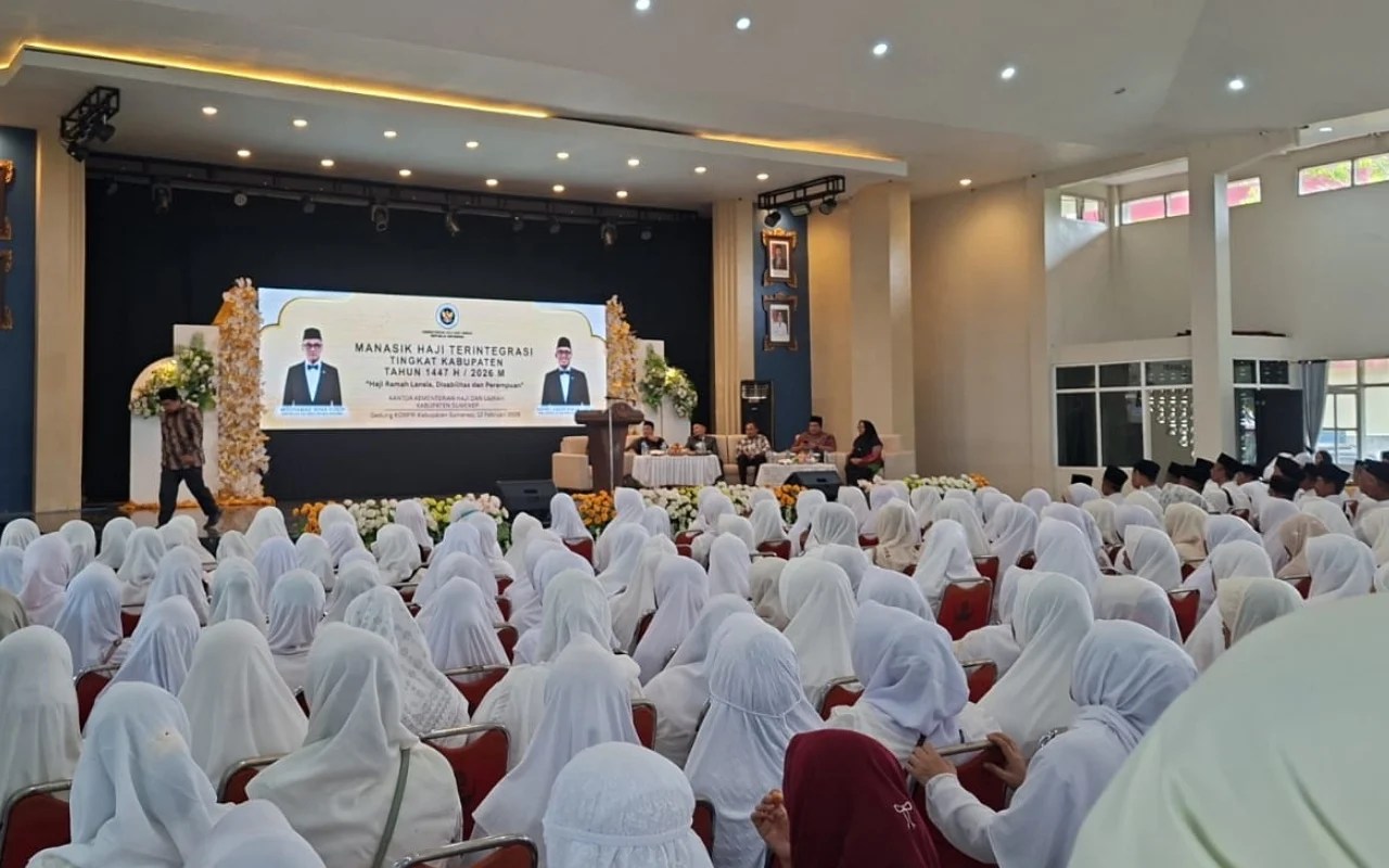 1.331 calon jamaah haji tahun 1447 H/2026 M. Ribuan jamaah itu mengikuti manasik haji