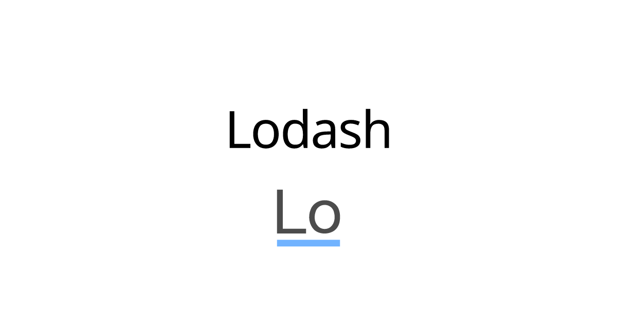 Map Lodash Og