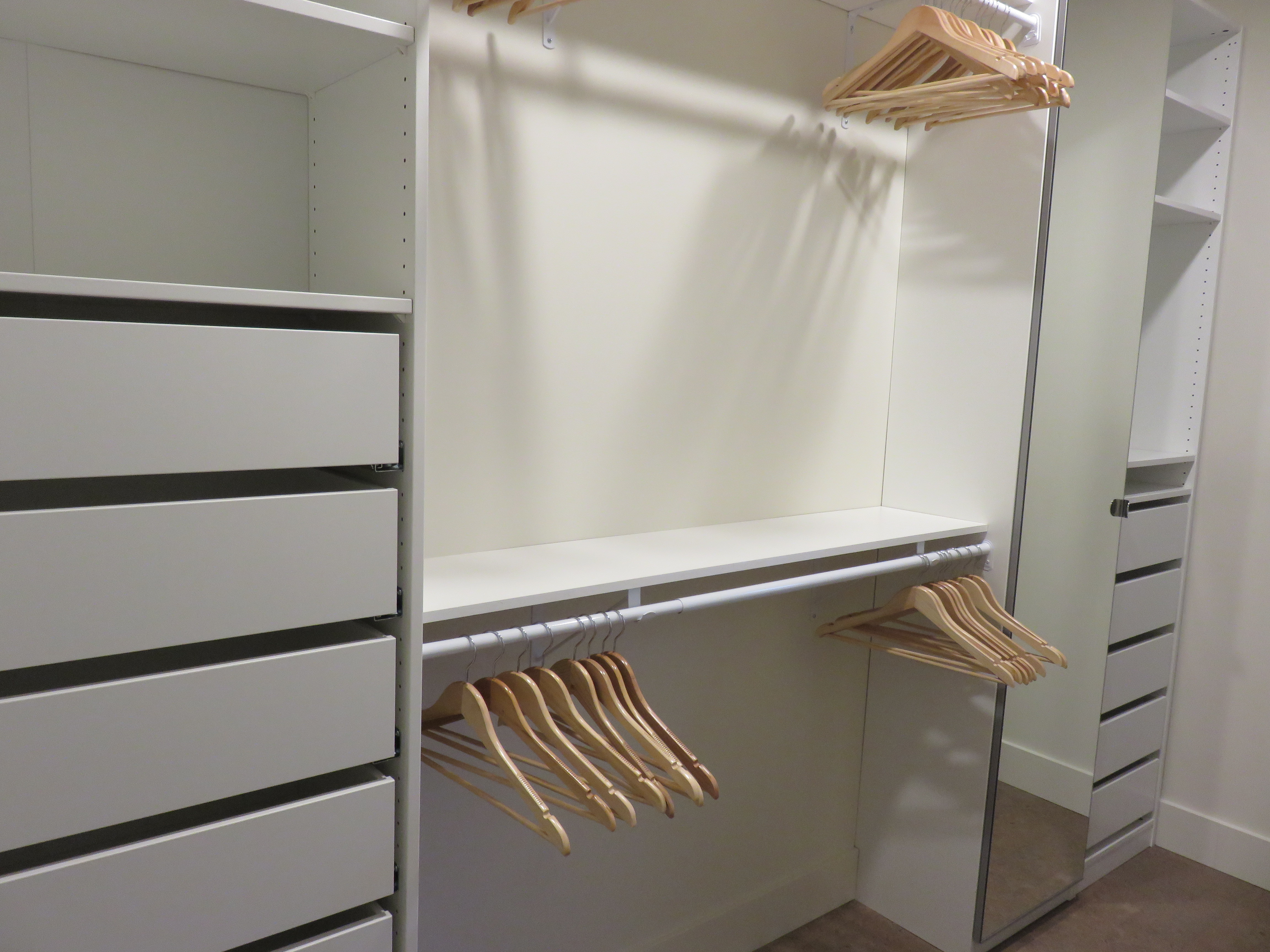 Master bedroom closet