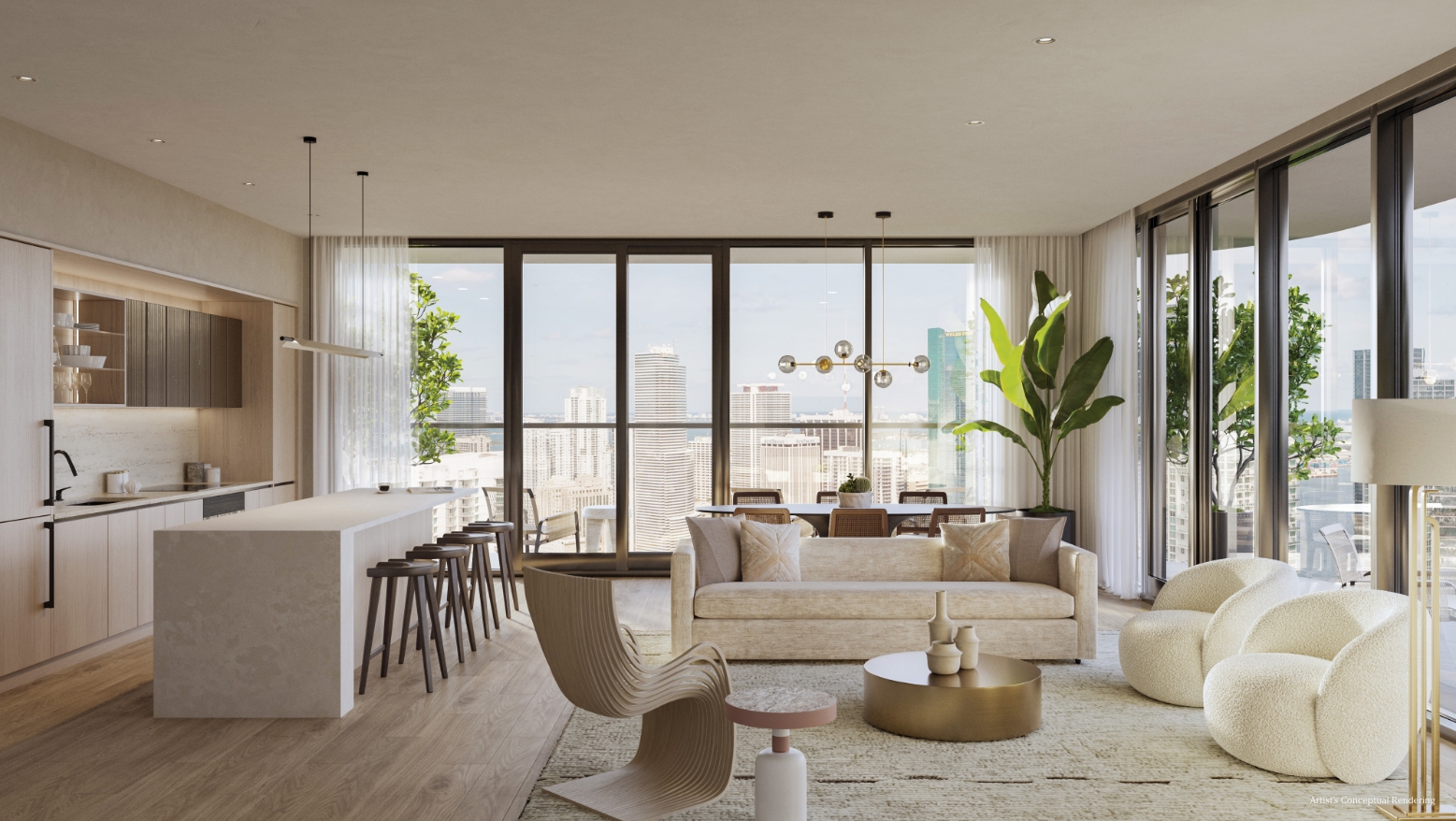 LOFTY Brickell rendering