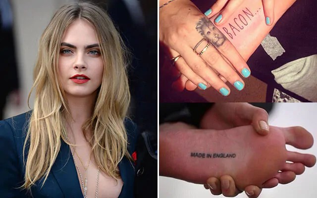 Tatuajes De Cara Delevingne Tatuajes Logia Barcelona