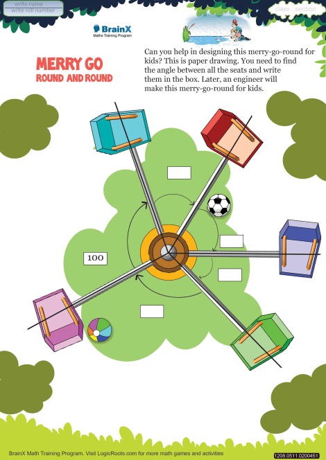 Math Worksheets Go - Merry Go Round And Round Math Worksheet For Grade 5 Free Printable Worksheets