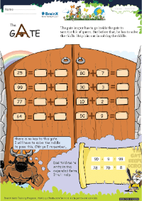 The gate numbers worksheet for grade 1 kids to learn maths in an easy and fun way. Run For Fun Math Worksheet For Grade 1 Free Printable Worksheets