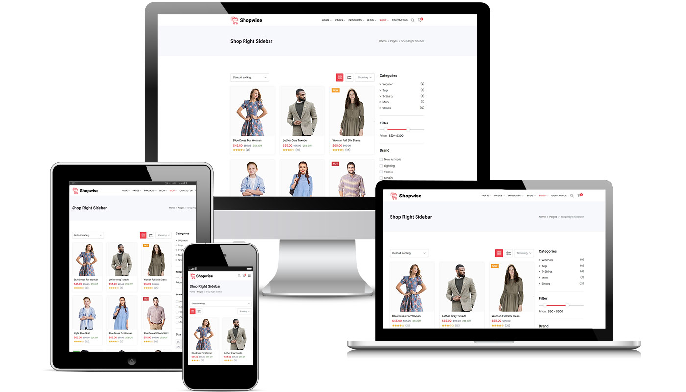 Responsibe website cloth products
