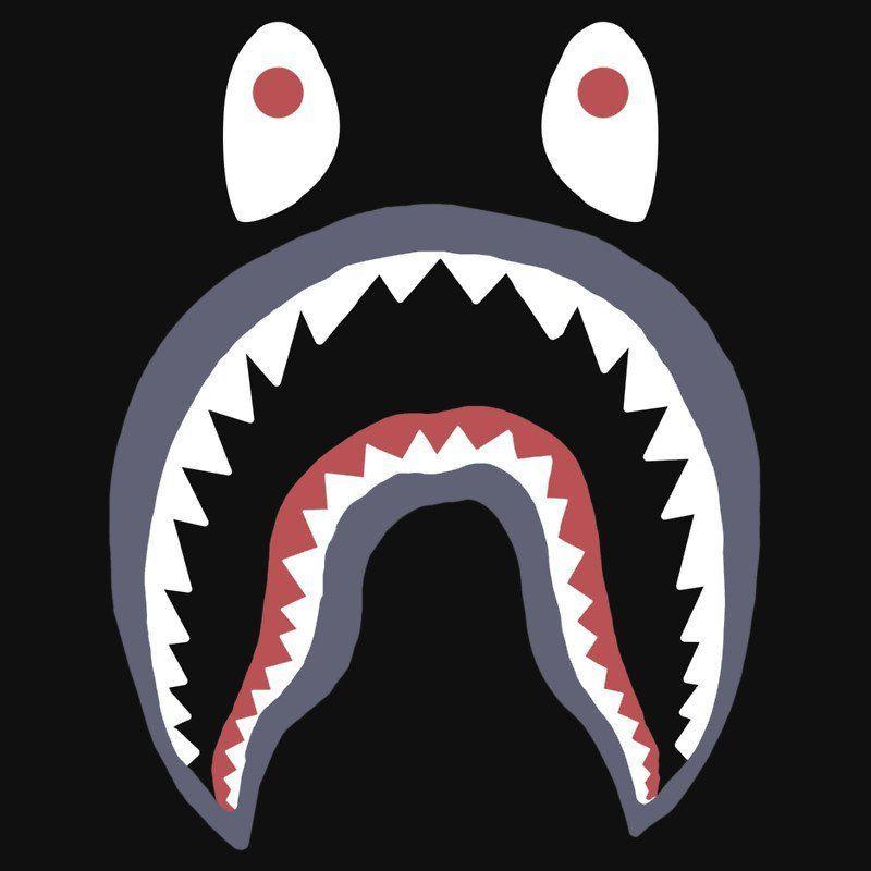 Supreme BAPE Shark Logo LogoDix 1029896 