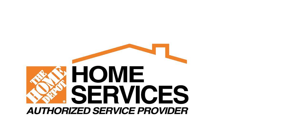 Home depot home services logo