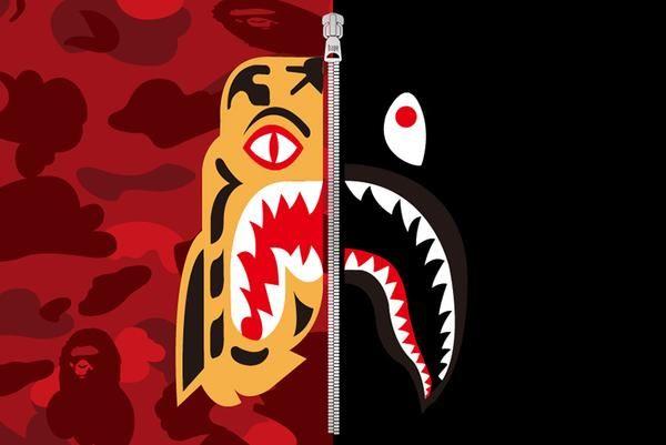 BAPE Shark Logo LogoDix 7180 
