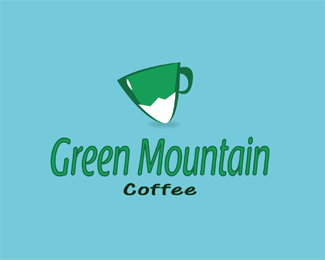Logopond Logo Brand Identity Inspiration Green Mountain Caffee