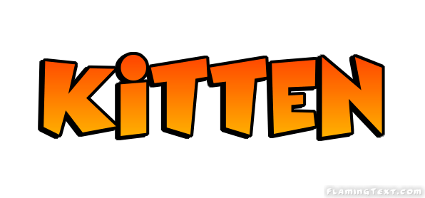 Kitten Logo Free Name Design Tool From Flaming Text