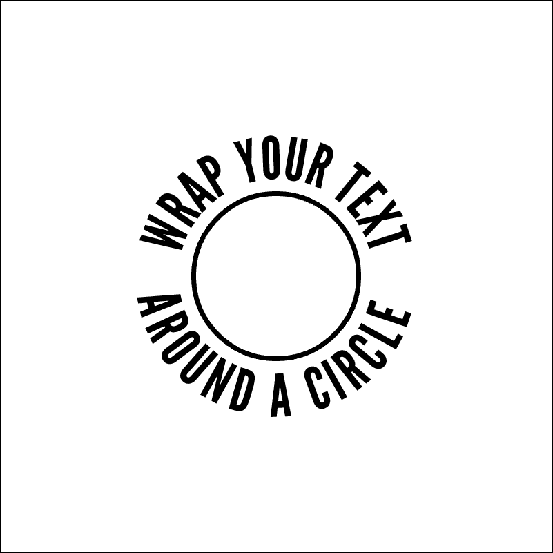 How To Wrap Text Around A Circle With Adobe Illustrator