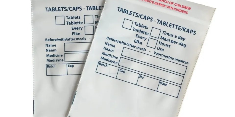 CPE Plastic Zipper Bag