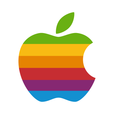 Apple Classic Rainbow Logo Vector Eps 375 84 Kb Download