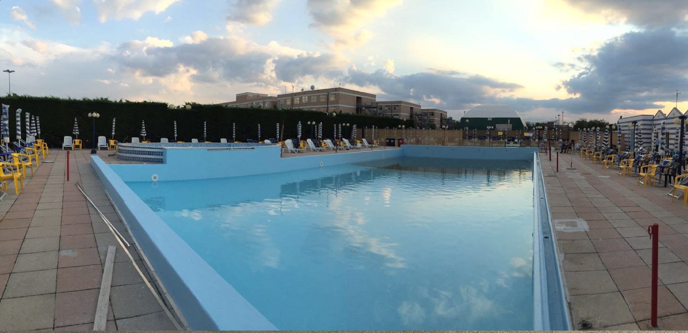 copertura piscina telo piscina