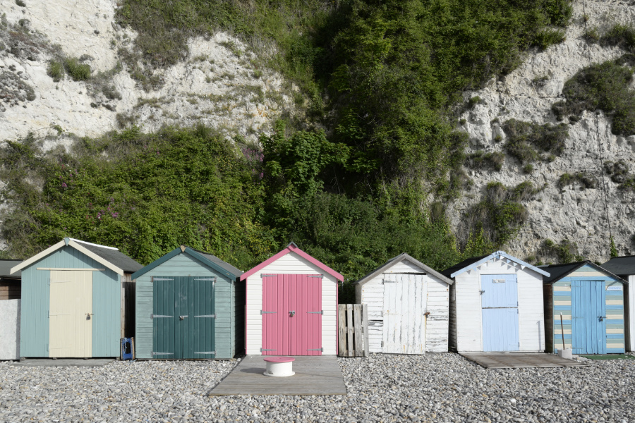 Beach huts Beer