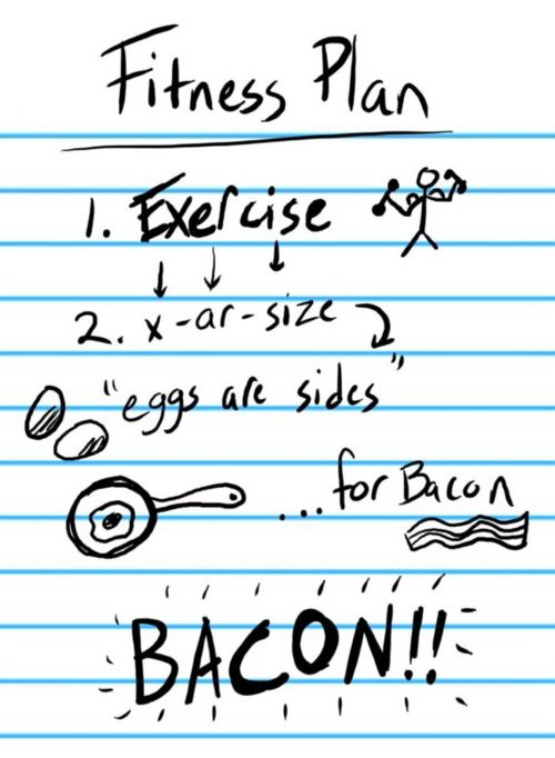 My Fitness Plan Includes Bacon