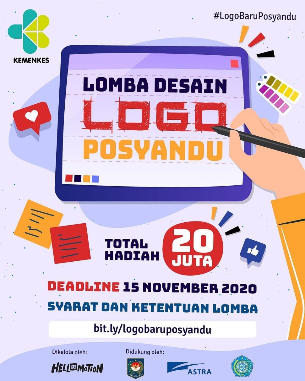 Beli poster posyandu berkualitas harga murah september 2021 di tokopedia! Lomba Desain Logo Posyandu Lomba Desain