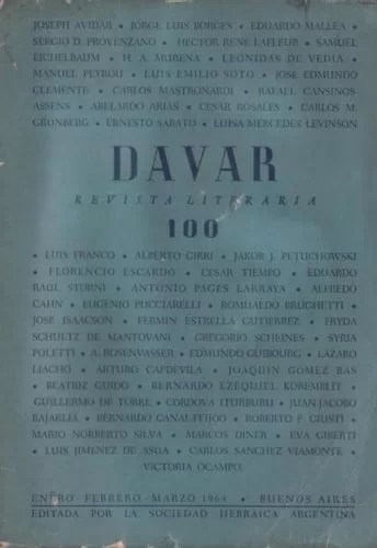 Davar. Revista Literaria N  100.