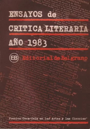 Ensayos de Crítica Literaria - Año 1983