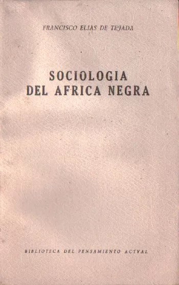 Sociología del África Negra