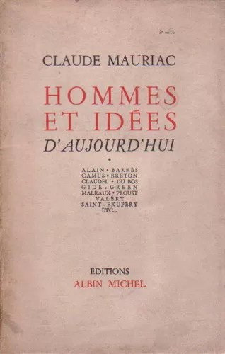 Hommes et idées d'aujourd'hui