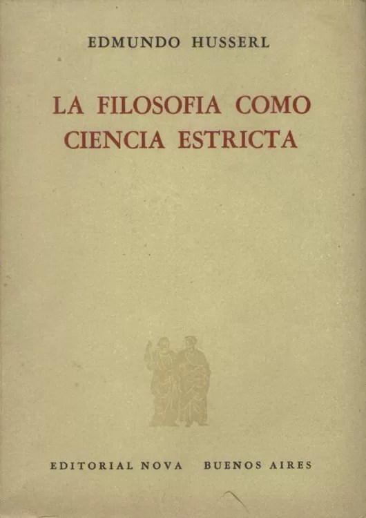 La filosofía como ciencia estricta