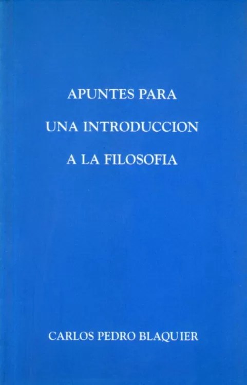 Apuntes para una introducción a la filosofía