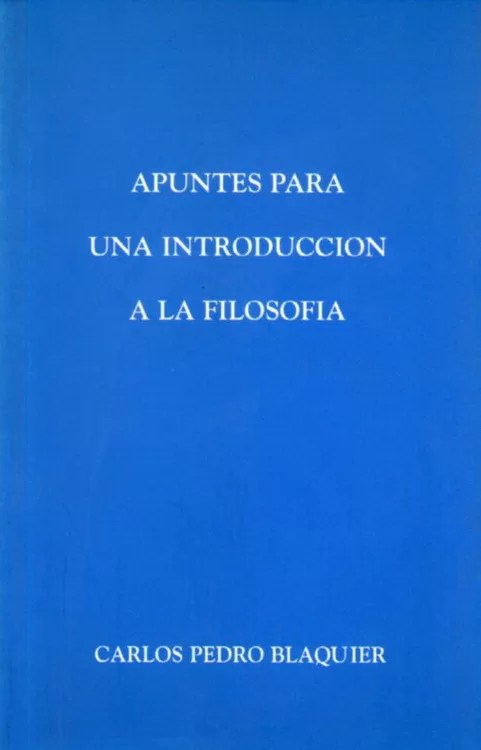 Apuntes para una introducción a la filosofía