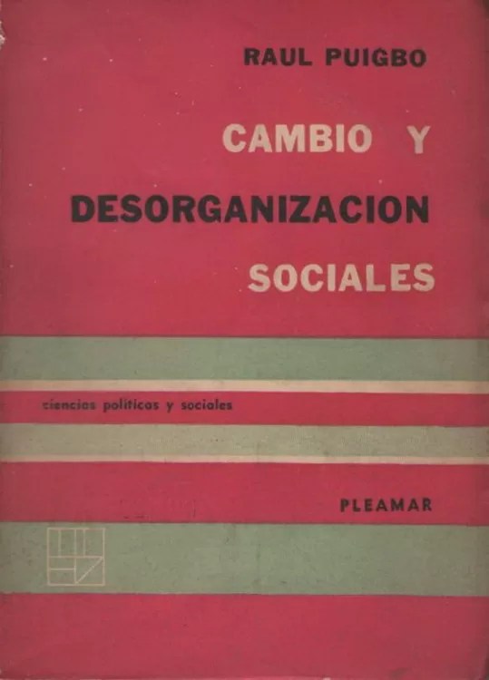 Cambio y desorganización sociales