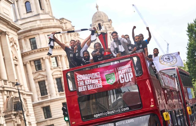 Ladbrokes - Players Cup Winners - Open-Top Bus Parade , London, 17th July 2023