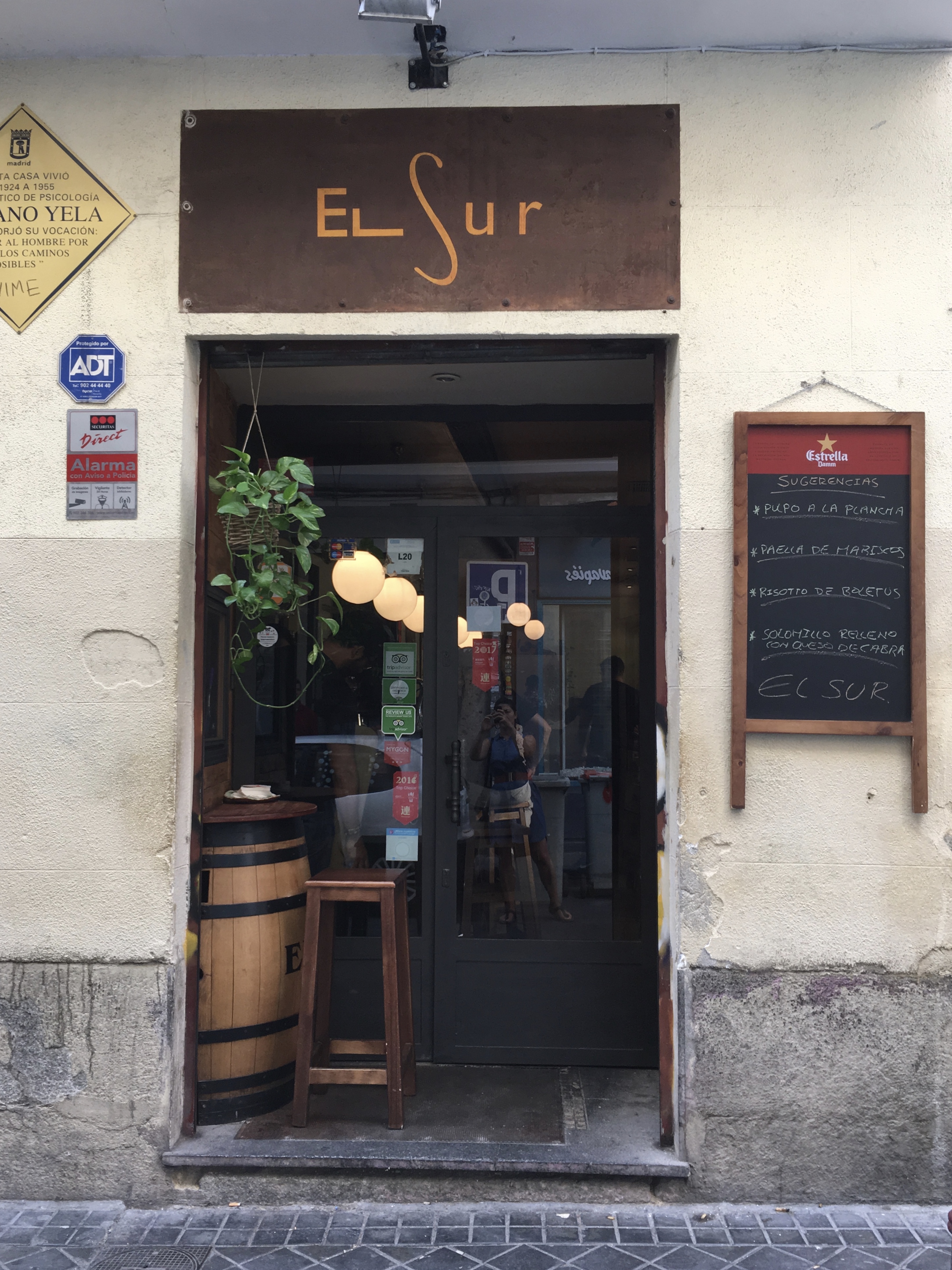 Very cute inside. We sat for so long!