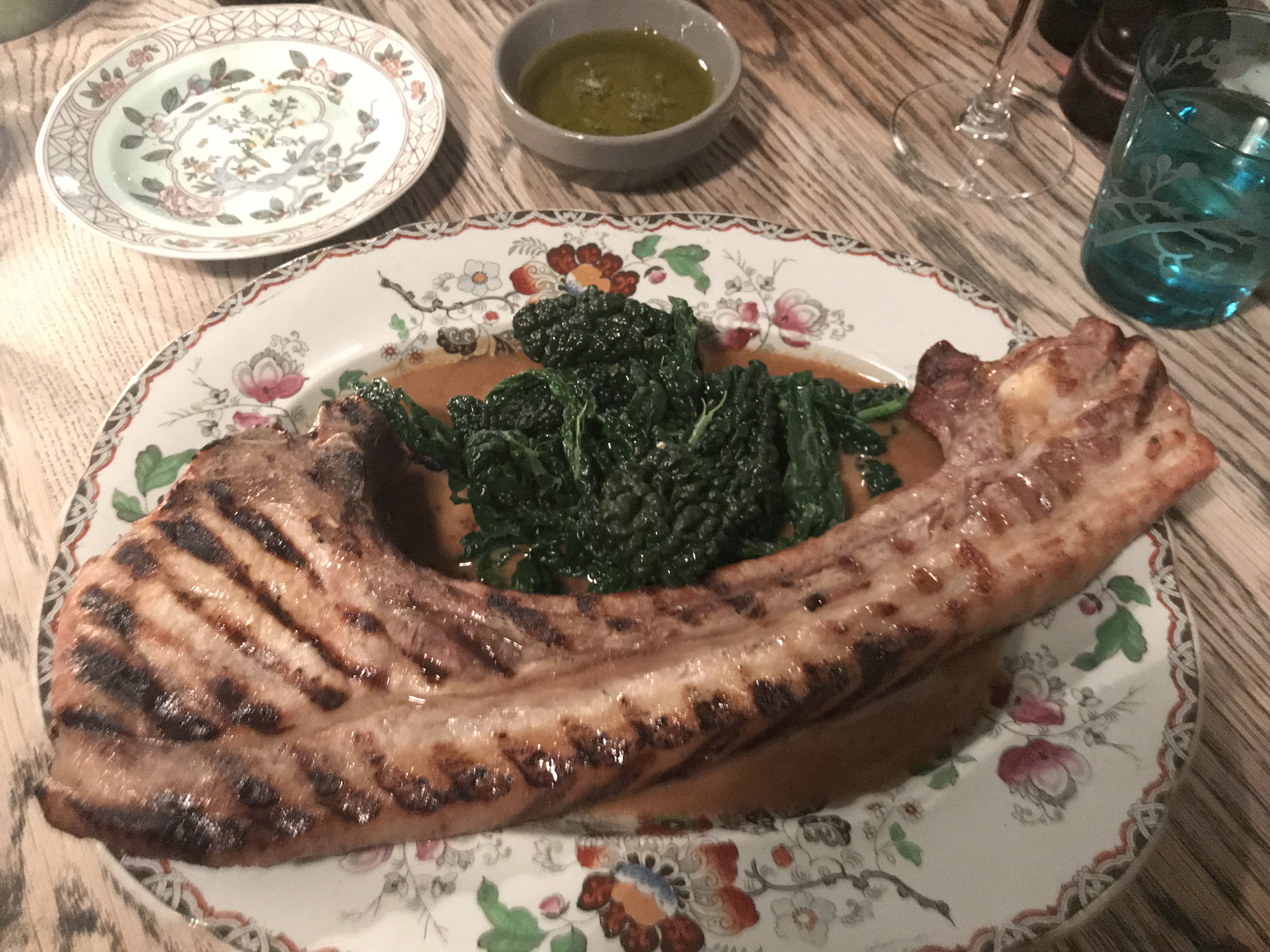 Corey's pork tomahawk