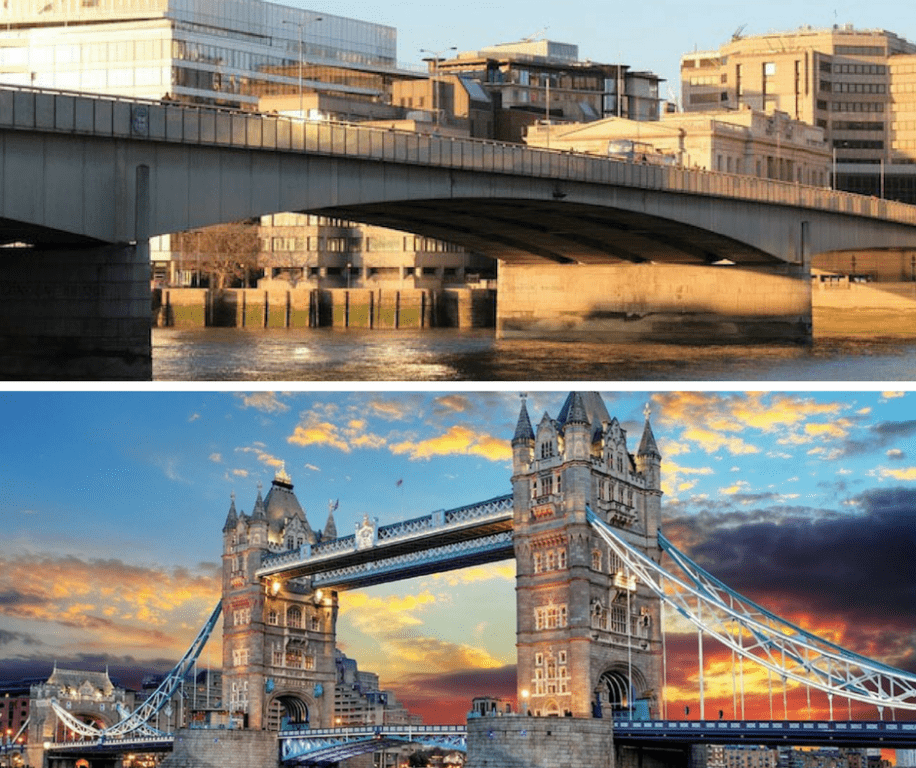 London Bridge x Tower Bridge: afinal, qual é qual?
