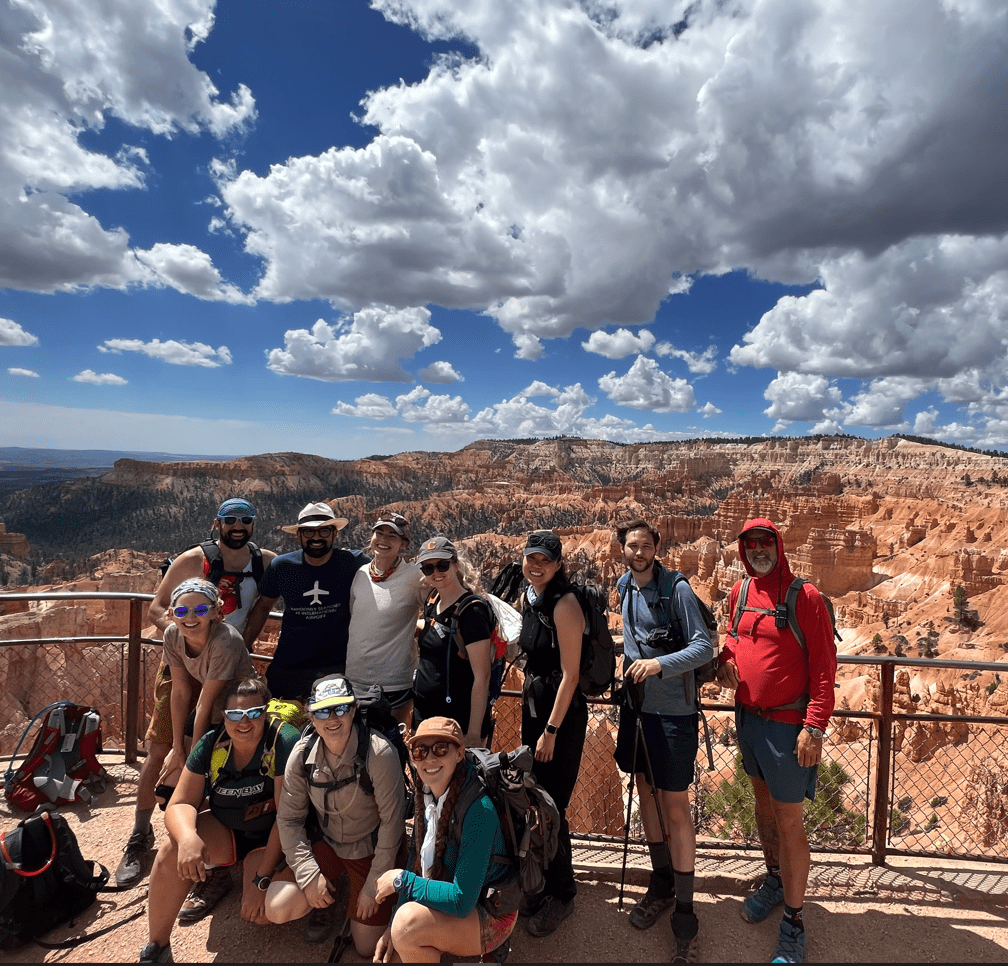 Group shot at and of Bryce Canyon Hike