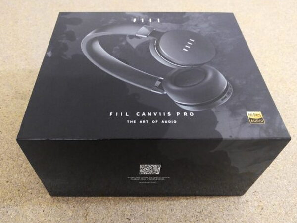 The FIIL CANVIIS Pro retail box with The Art of Audio branding and a Hi-Res Audio badge
