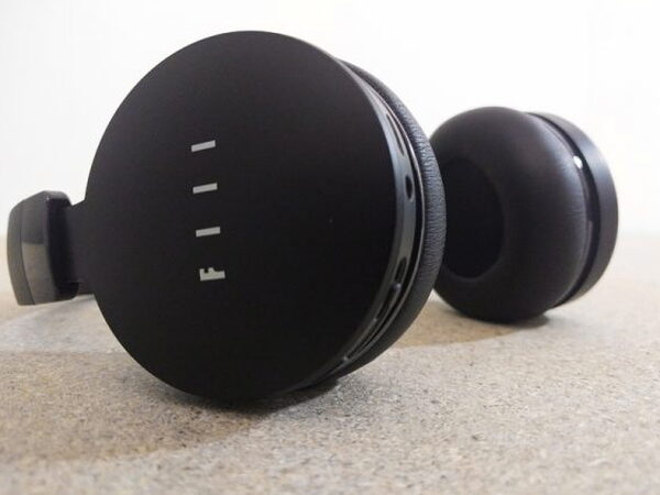 The FIIL CANVIIS Pro earcups laid flat showing the cushion and FIIL logo